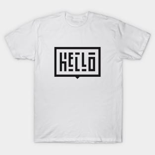 Hello BLK T-Shirt